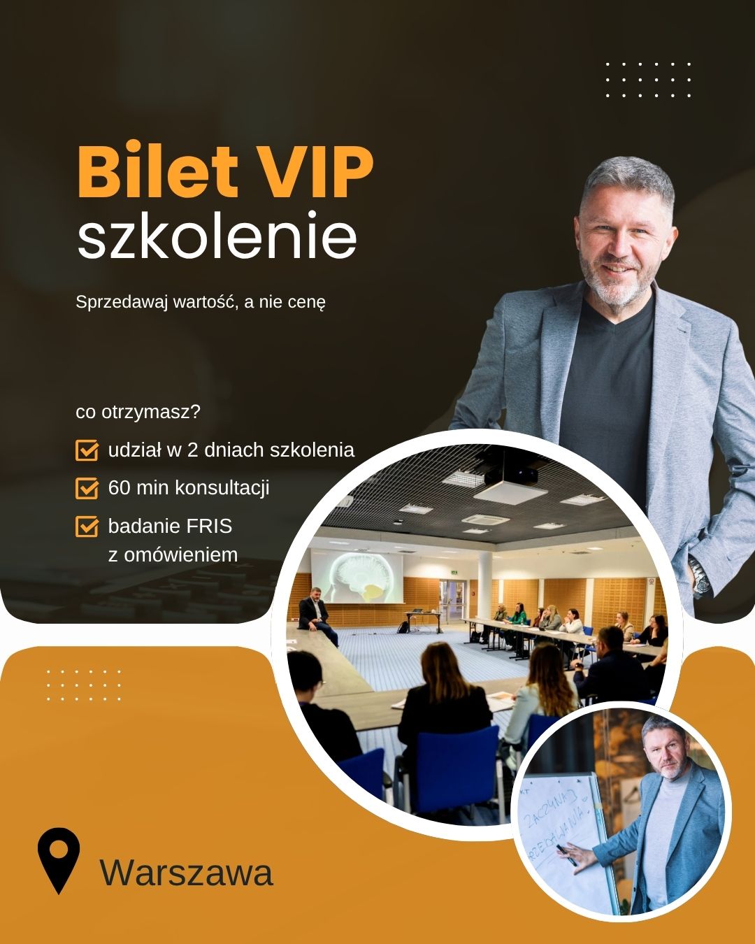 Szkolenie stacjonarne 2026: 2 dni Bilet VIP
