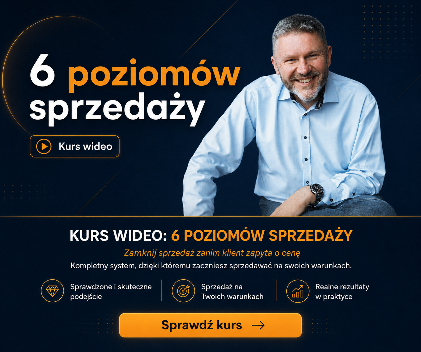 Kurs VOD: 6 poziomów sprzedaży